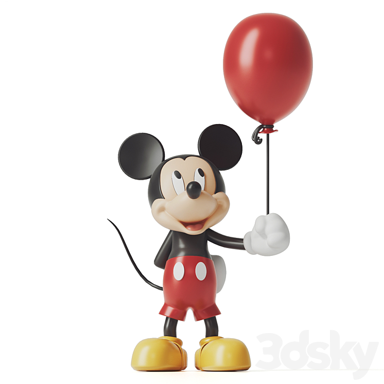 Mickey mouse 3DS Max Model - thumbnail 1