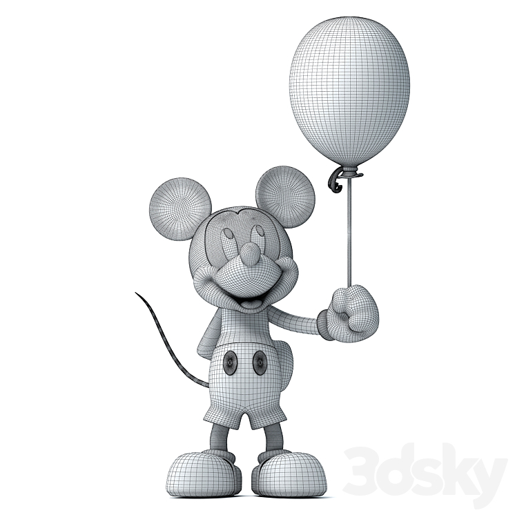 Mickey mouse 3DS Max Model - thumbnail 2