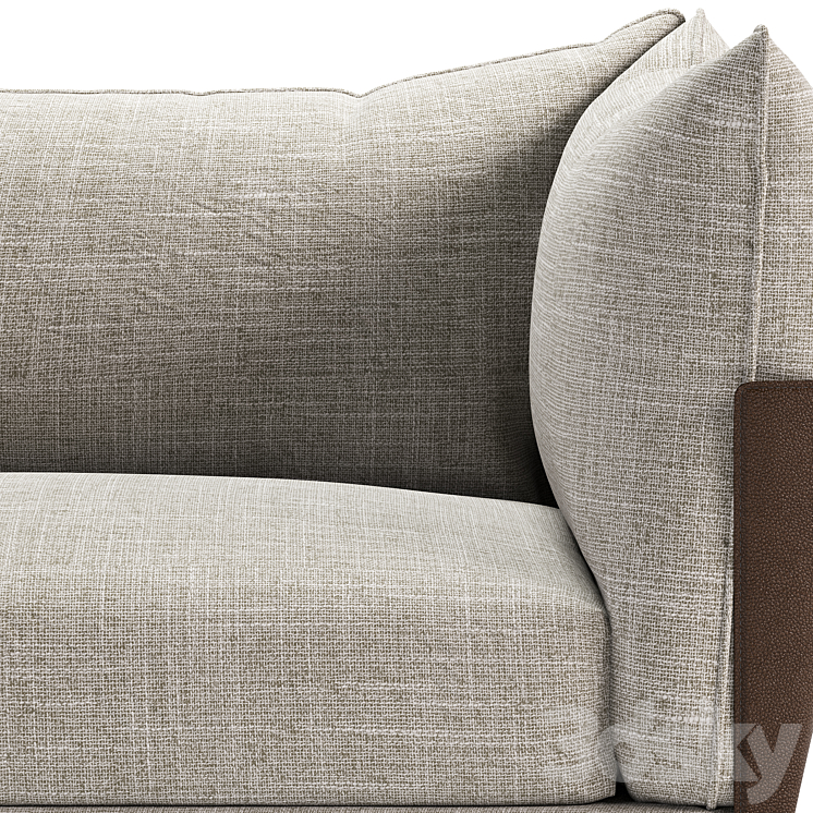 Blend sofa by Bonaldo 3DS Max Model - thumbnail 2