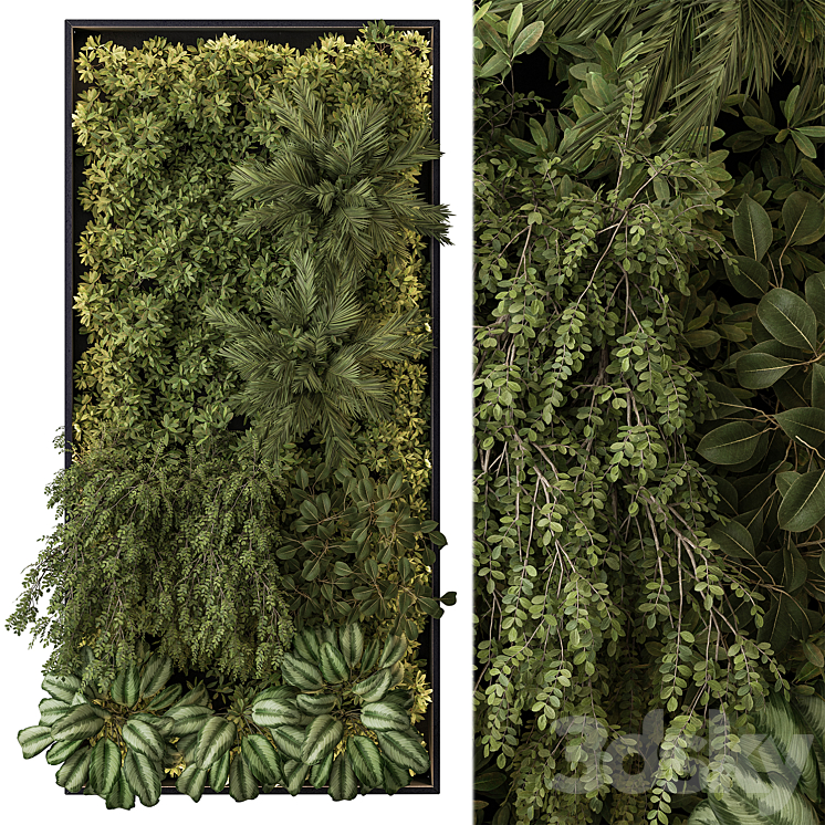 Vertical Garden – Wall Decor 59 3D Model