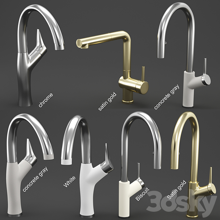 BLANCO kitchen faucets 02 Faucet 3D model