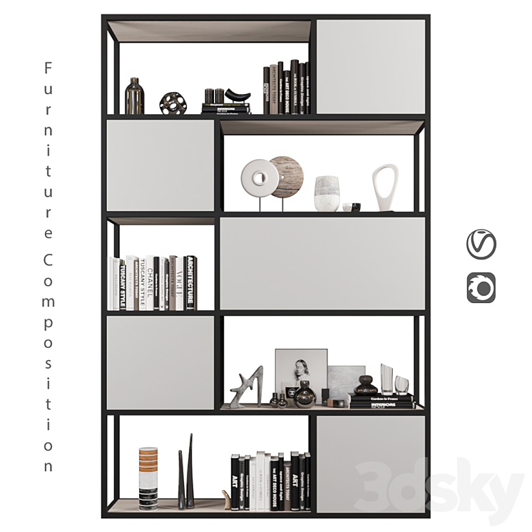 Furniture composition | 233 3D Model
