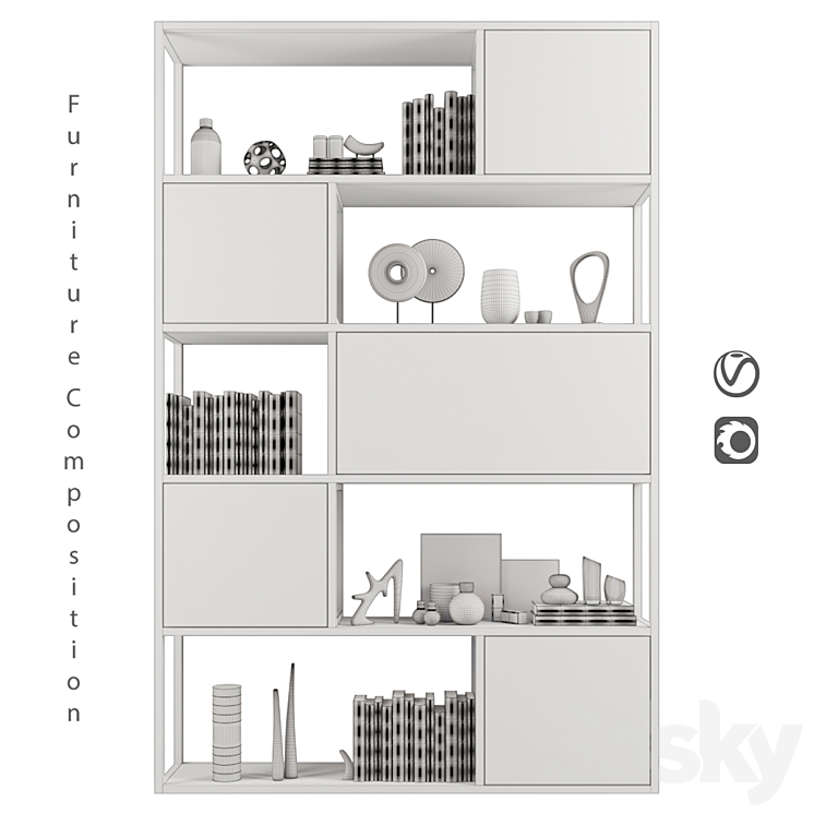 Furniture composition | 233 3D Model