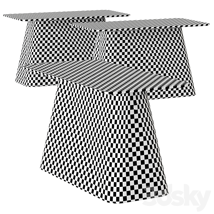 Osaka Table By Offecct 3DS Max Model - thumbnail 2