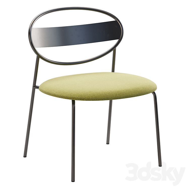 B&T design \/ Sole Lounge armchair 3DS Max Model - thumbnail 1