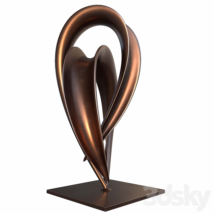 abstract sculpture 01 3D Model Free
