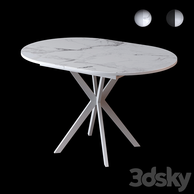 Table KENNEL b1300 3DS Max Model - thumbnail 1