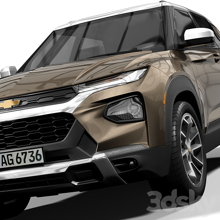 Chevrolet Trailblazer 2022 3D Model Free