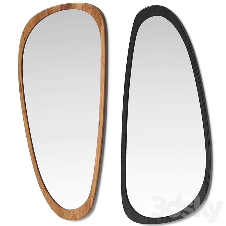 Acorn Mirror – West Elm 3D Model