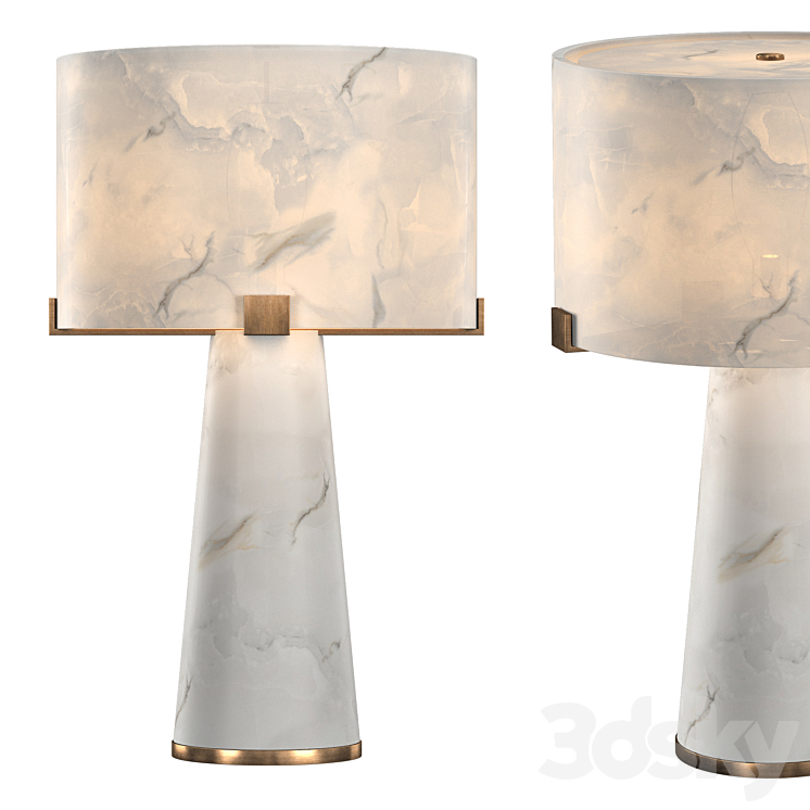 COLLETTE TABLE LAMP 3DS Max - thumbnail 1