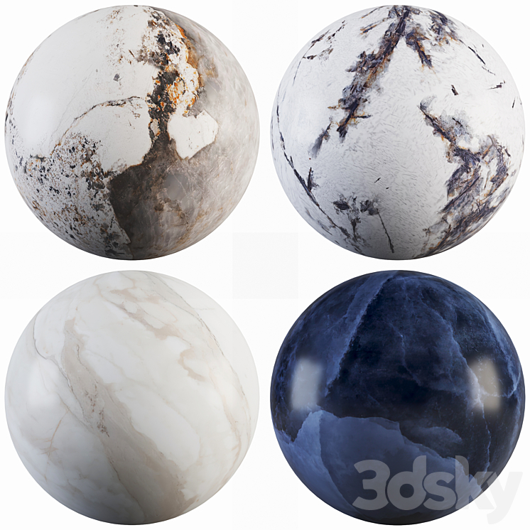 Collection Marble 67 3DS Max Model - thumbnail 1