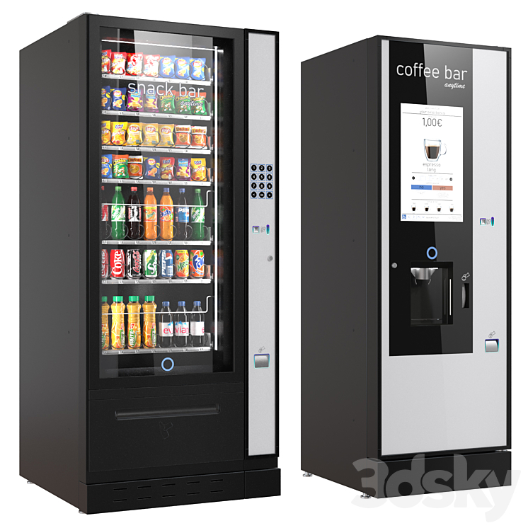 luce zero. touch + luce zero snack 3D Model