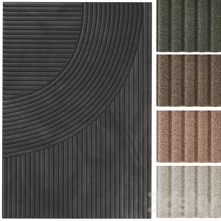 Carpet ODC Zen two by Ogeborg 3D Model Free