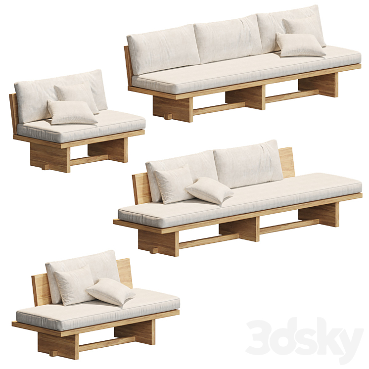 Sofas BLANK DAYSOFA 3D Model