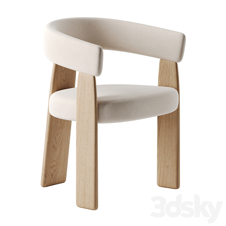 Oru chair by Andreu World 3DS Max Model - thumbnail 1