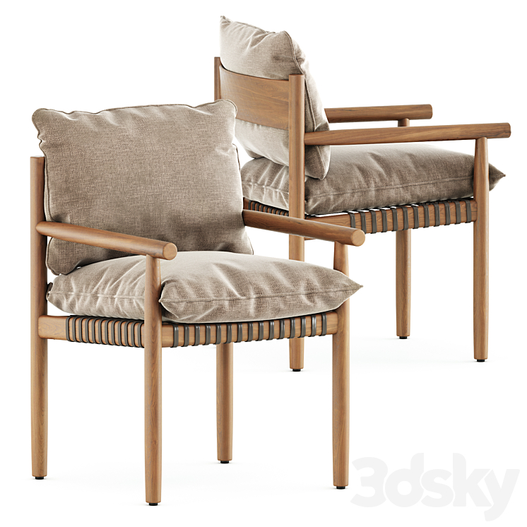 Tibbo Armchair by Dedon Free Download