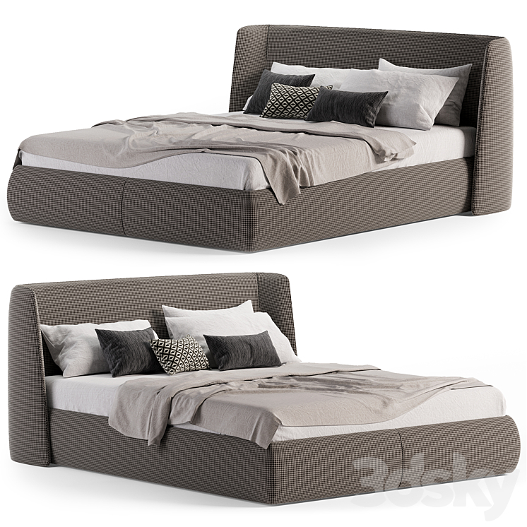 Basket bed by Bonaldo 3DS Max Model - thumbnail 1