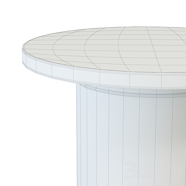 Crate&Barrel End Table Table 3D model