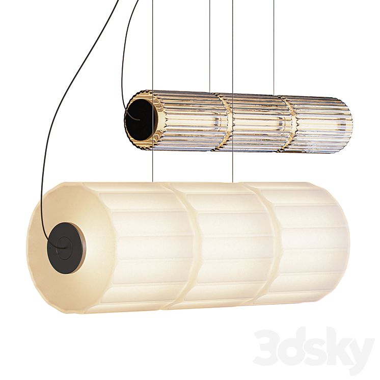 ANDlight Column Pendant horizontal series 3D Model