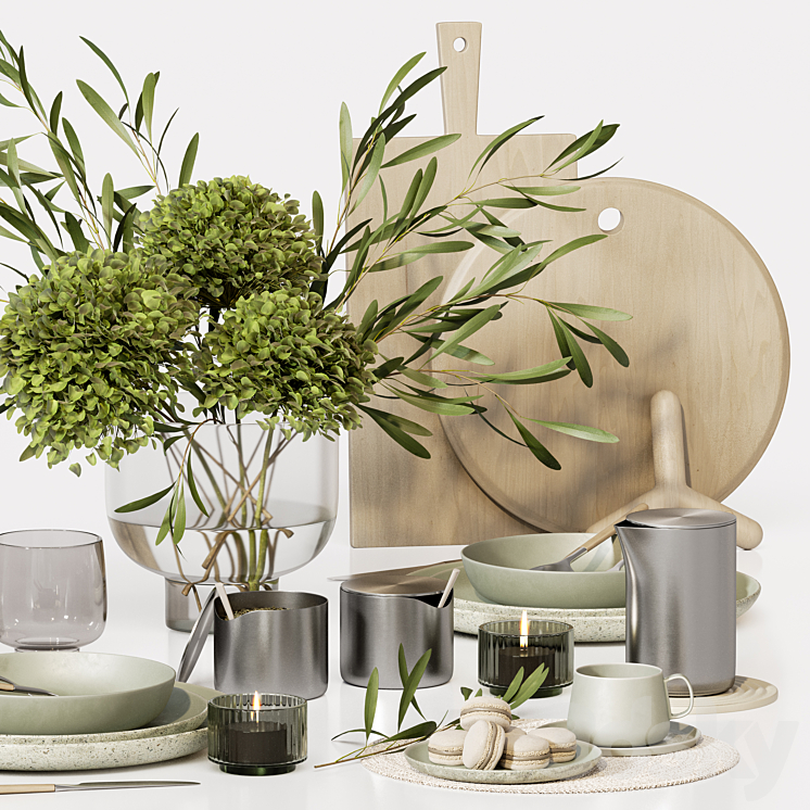 kitchen accessories 026 3D Model Free