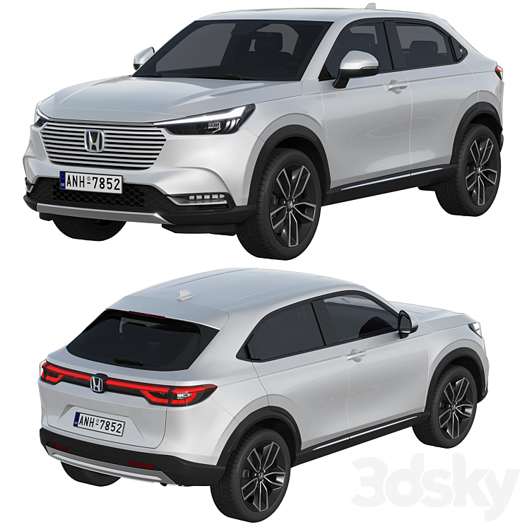 Honda HR-V 2022 3D Model Free