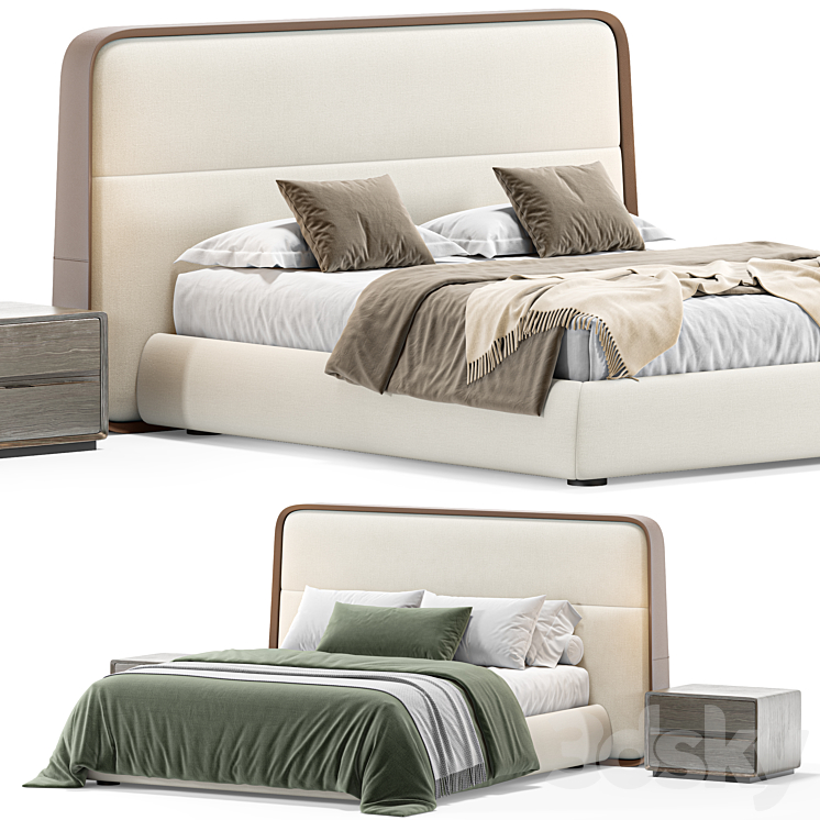 Giorgetti Frame Bed 59201 3D Model