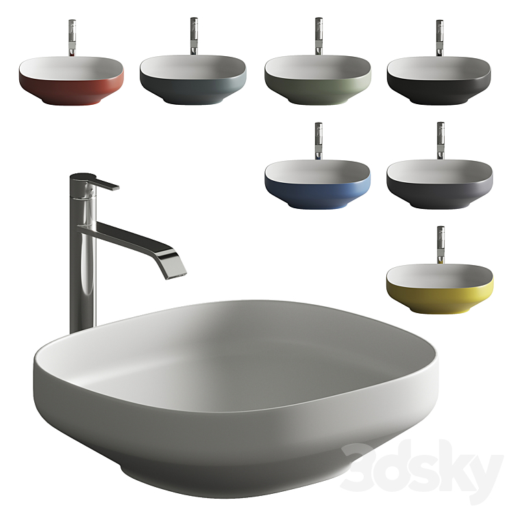 Antonio Lupi AGO3 Sink（model:4389655_Oval_Corona）