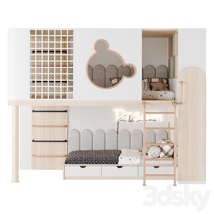 Children’s furniture set 28 3D Model