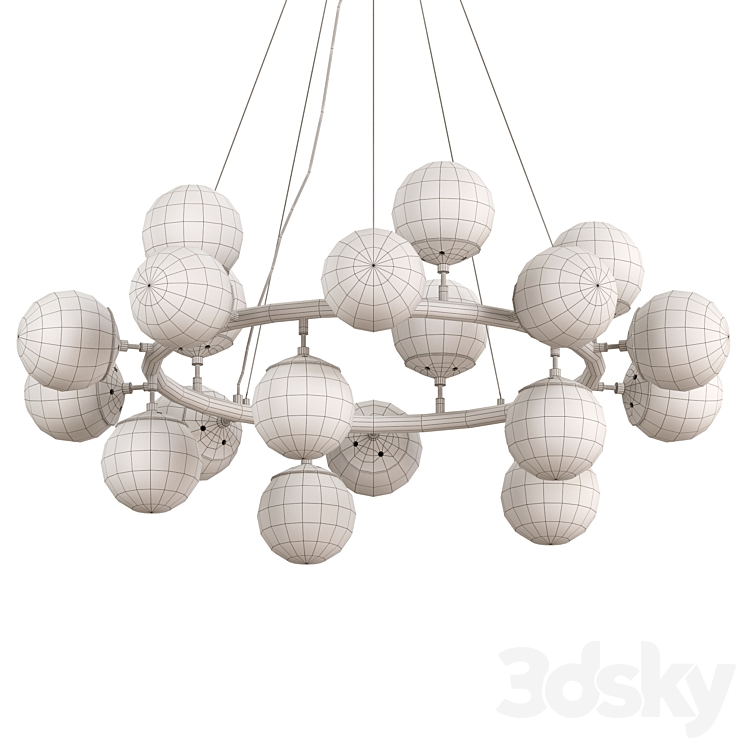Chandelier Arte Lamp Bolla 3D Model
