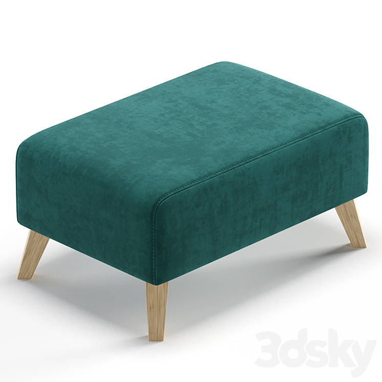 Pouffe Newbury 4 Colors Version divan.ru\/Пуф Ньюбери диван.ру 3D Model Free