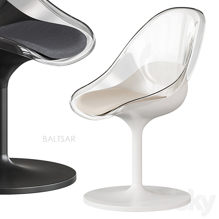 BALTSAR chair Ikea 3DS Max - thumbnail 2