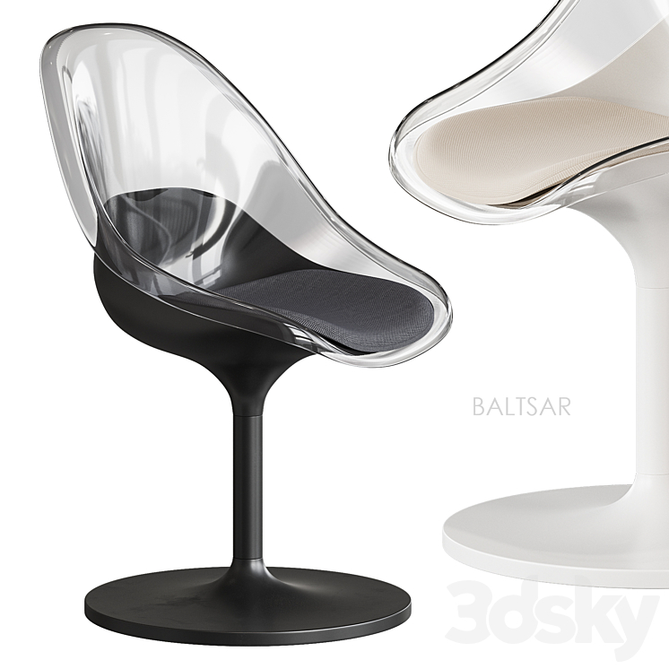 BALTSAR chair Ikea 3DS Max - thumbnail 1