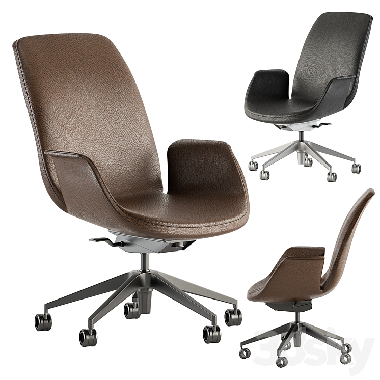Office Chair – Set 20 3DS Max - thumbnail 1