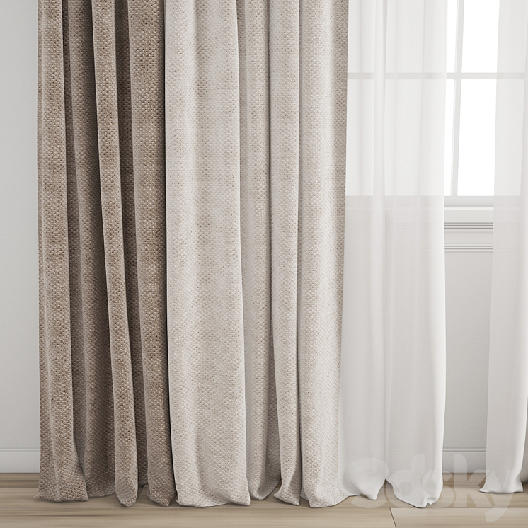 Curtain 623 3D Model