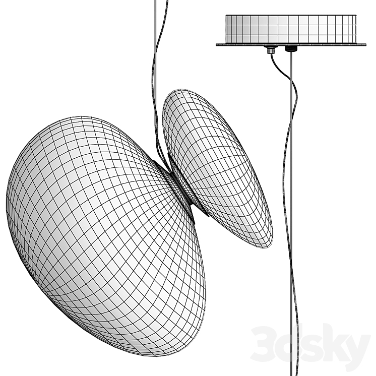 Asenat Pendant Light - Pendant light - 3D model