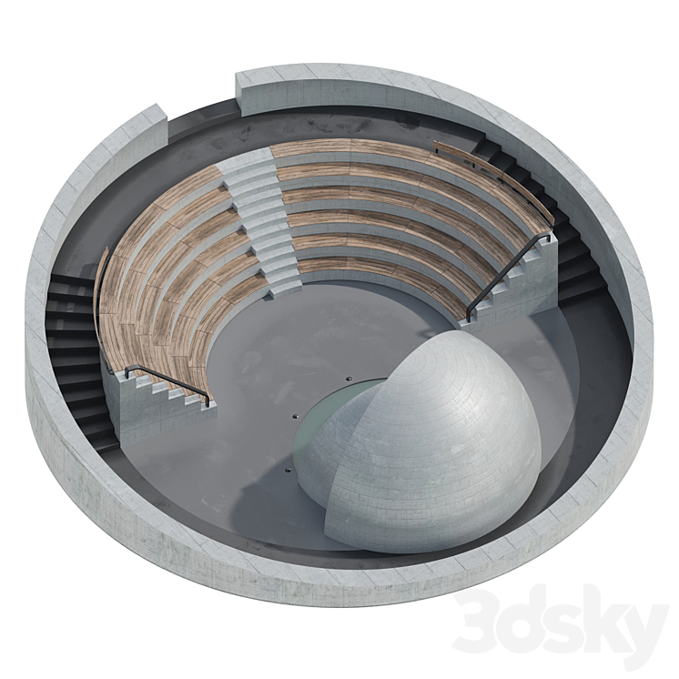 Amphitheater 3D Model