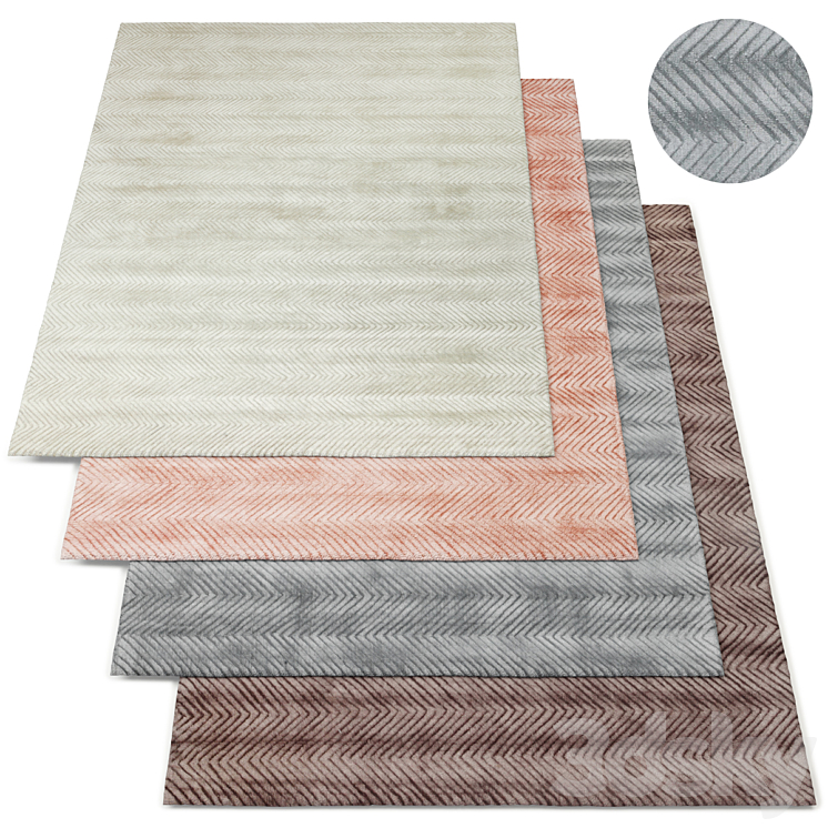 Parcia rug Cosmo Collection 3DS Max Model - thumbnail 1