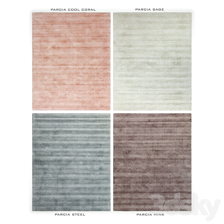Parcia rug Cosmo Collection 3DS Max Model - thumbnail 2