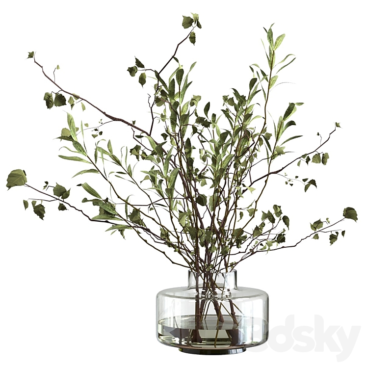 Bouquet of branches 3D Model