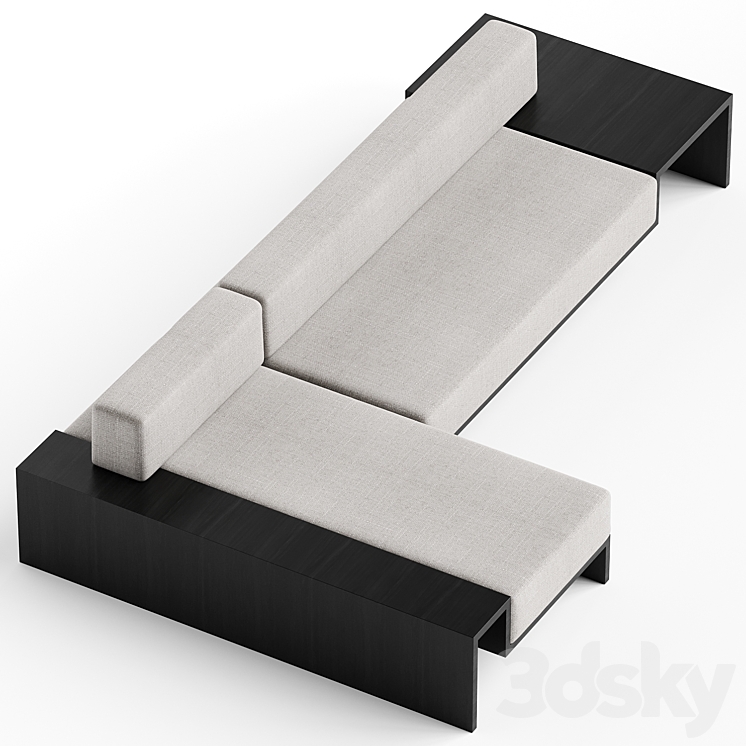 Slow Corner Sofa 3D Model