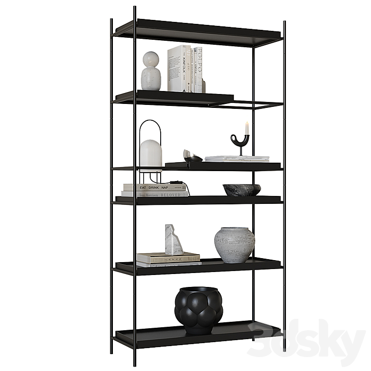 Wouddesign - TRAY SHELF (HIGH) 3D Model Free