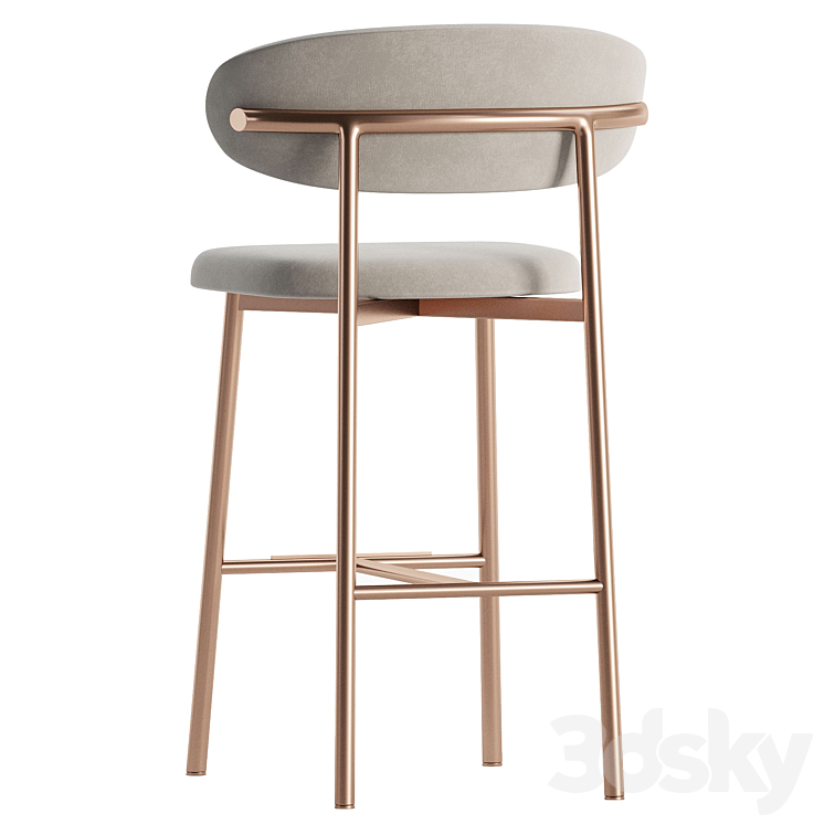Oleandro stool by Calligaris Chair 3D model