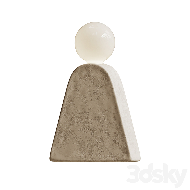 Handmade Mima Table Lamp - Pendant light - 3D model
