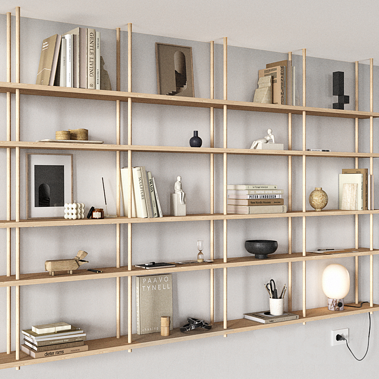 Bookcase FOGIA 3D Model Free