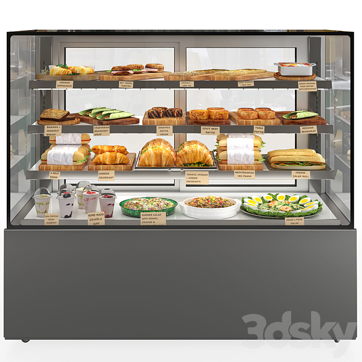 Ambient Food Display 3D Model