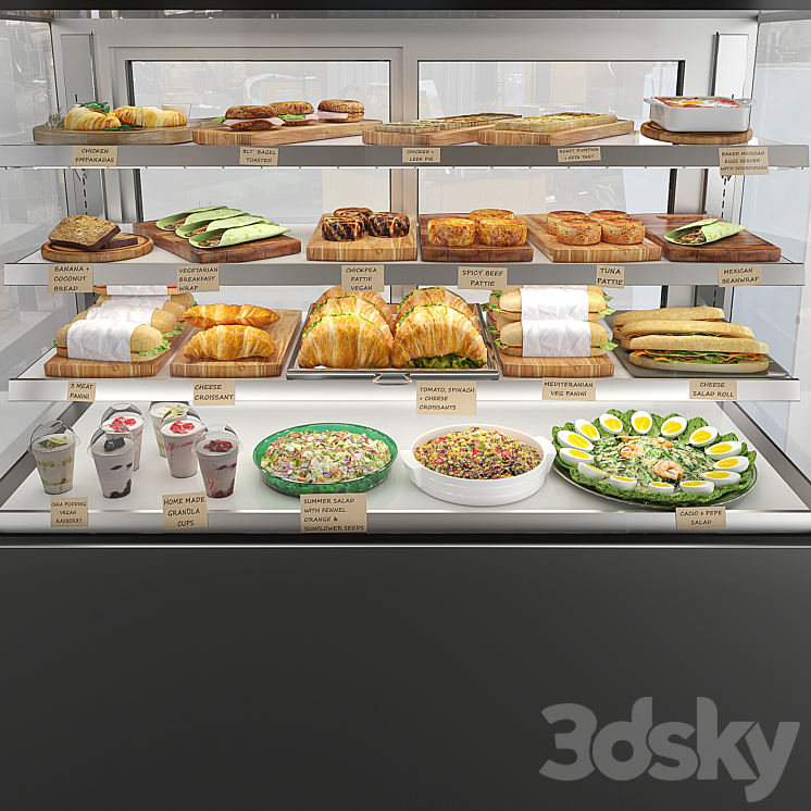 Ambient Food Display 3DS Max - thumbnail 2
