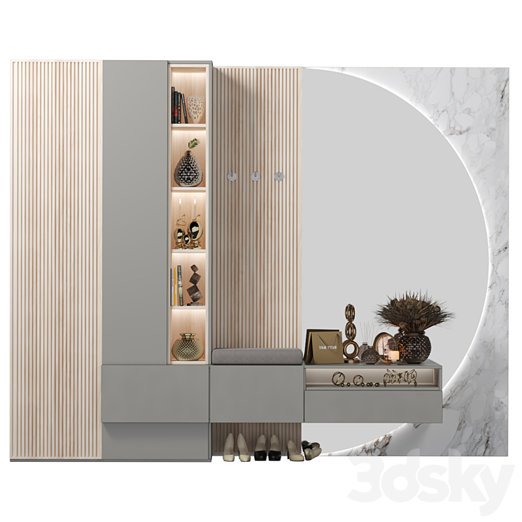 hallway composition 41 3D Model