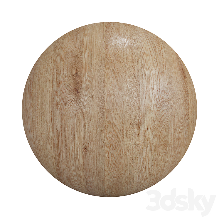 Seamless wood texture – Oak №4 3DS Max Model - thumbnail 2