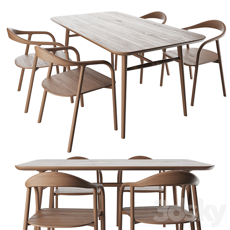 Table Typhoon with chairs Bio Free Download