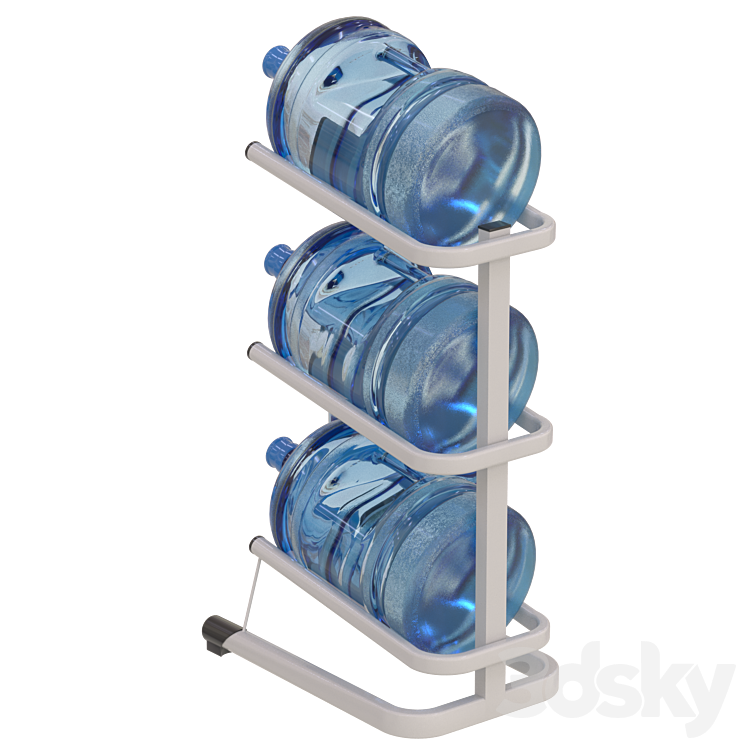 Rack STELLA-TECHNIK 3 shelves 3D Model Free